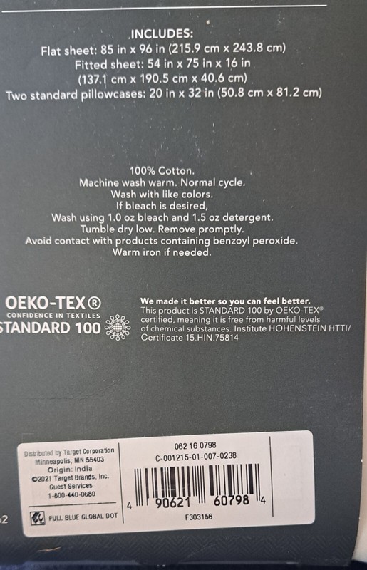 FULL SIZE SHEET SET 400 Thread Count Printed Performance 100% Cotton Threshold! gallery