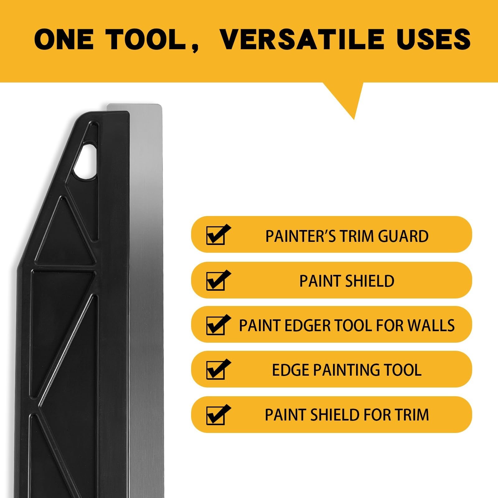 Painter's Trim Guard 12 Inch Paint Shield, Edge Painting Tool for Walls, Prof... gallery