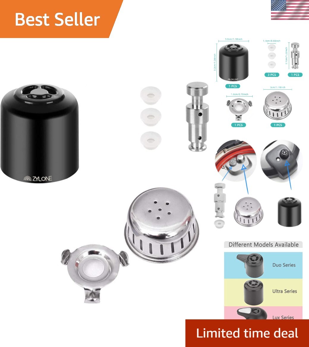 3 Silicone Caps & Steam Release Handle for Instant Pot - Dishwasher Safe Design gallery