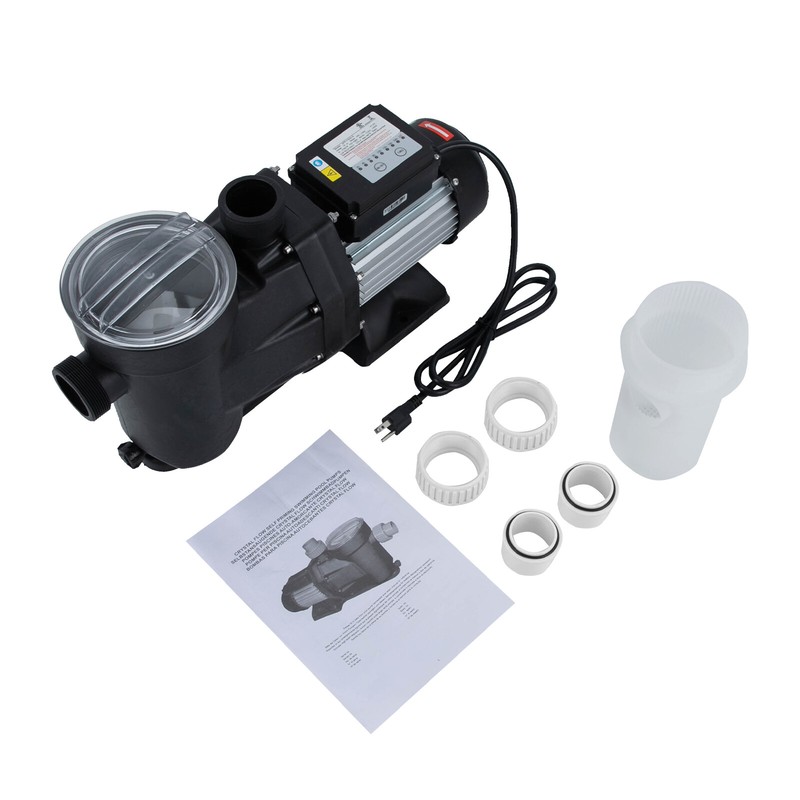 1.5HP Single Speed Pool Pump with Timer, 422.68qt/min Flow Rate, 52ft Lift gallery