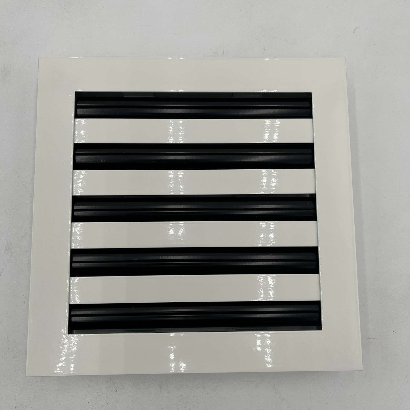 NEW!! 8" x 8" Linear 5 Slot Diffuser - White Modern Decorative AC Vent Cover gallery