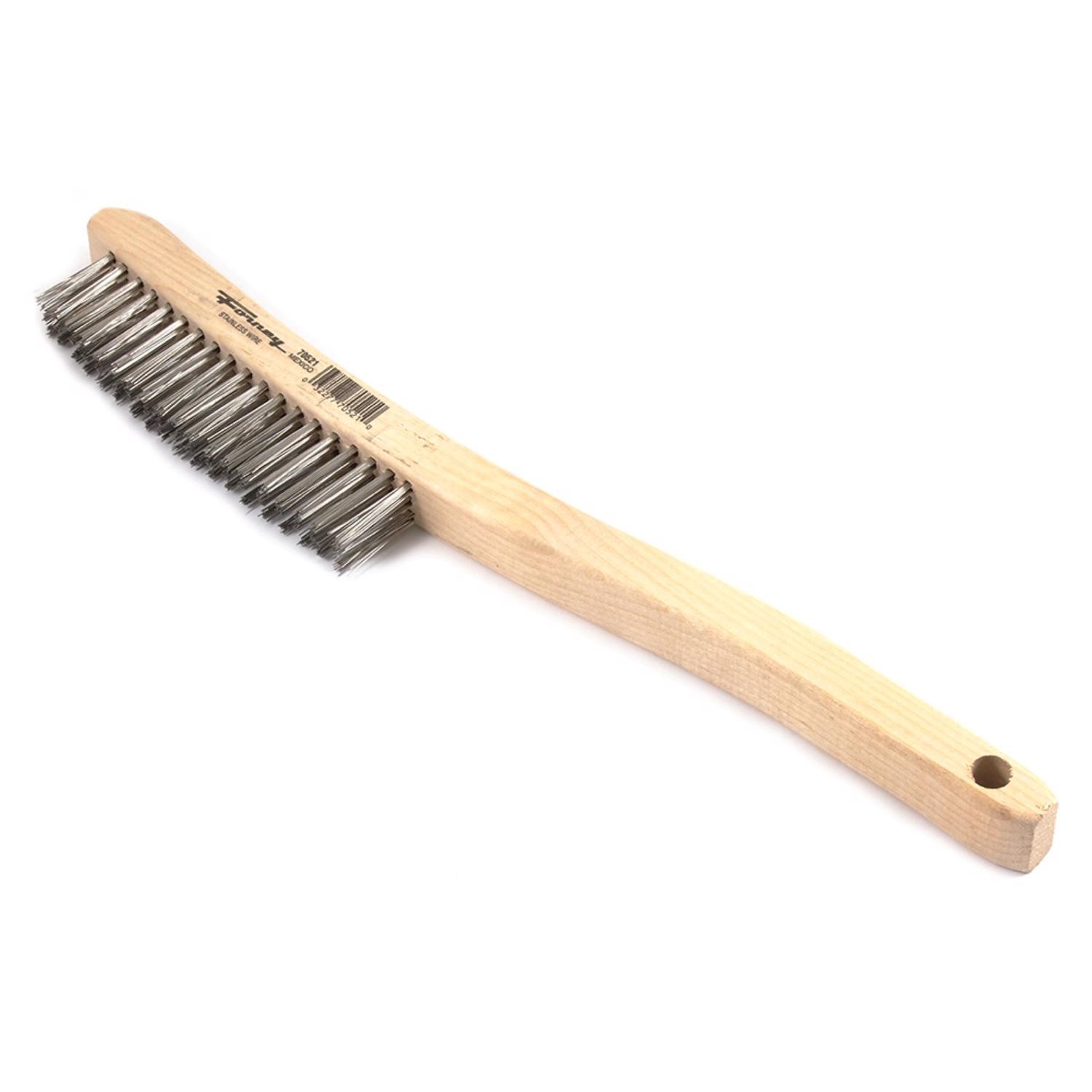 Forney 70521 Steel Wood Handle Scratch Brush 0.013 Wire x 13-3/4 L in. gallery