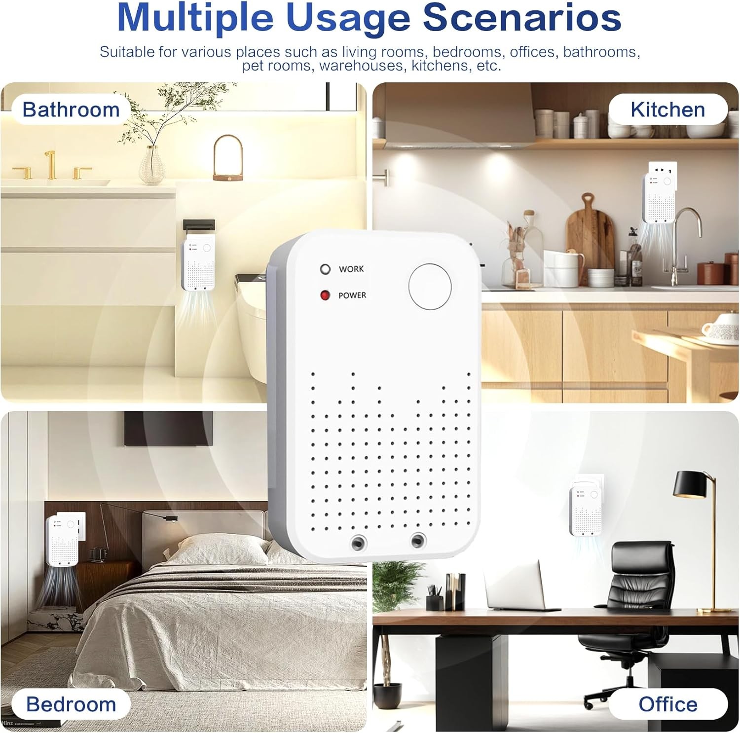 Household Negative Ion Air Purifier: Portable Silent for All Rooms & Odors (1) gallery