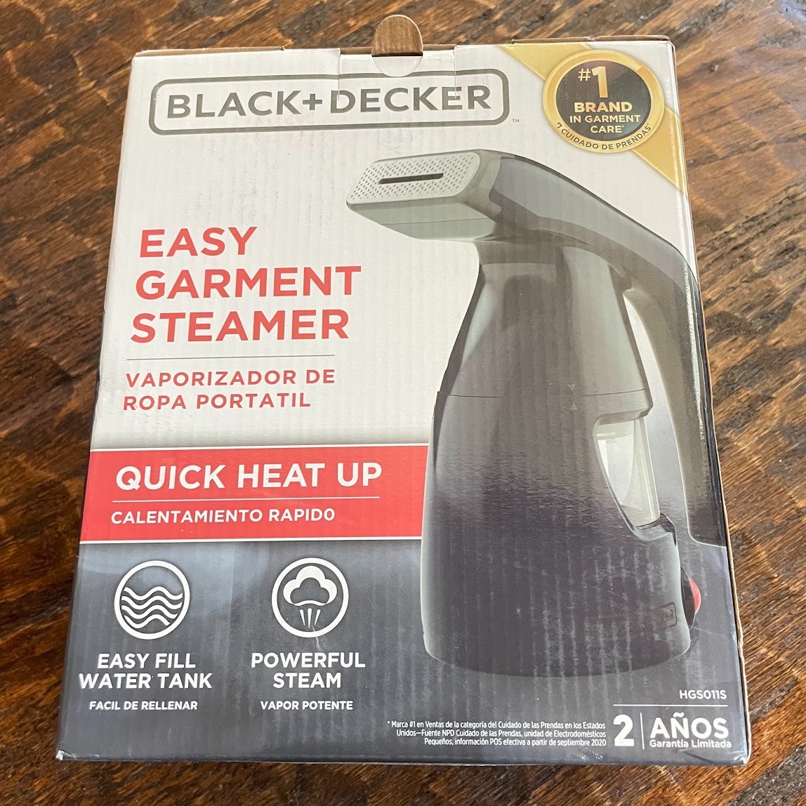 New Black + Decker Easy Garment Steamer Powerful Quick Heat Up HGS011S - Black gallery