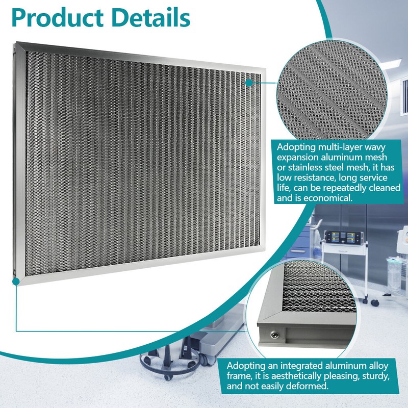 Permanent Washable Electrostatic Furnace Ac Air Filter Replacement Multi Sizes gallery