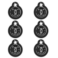 BUTTON LAMP Adhesive LEDs Light Package Lightweight, Ultra-Small, Ultra-Bright L