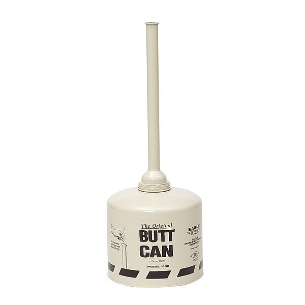 Eagle Mfg 1205 40 In H Cigarette Receptacle, 2 Gal, 12 In Dia, Yellow gallery