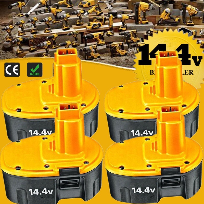 1~4Pack 14.4 Volt For DEWALT DC9091 Battery DW9091 DW9094 DE9091 Replacement gallery