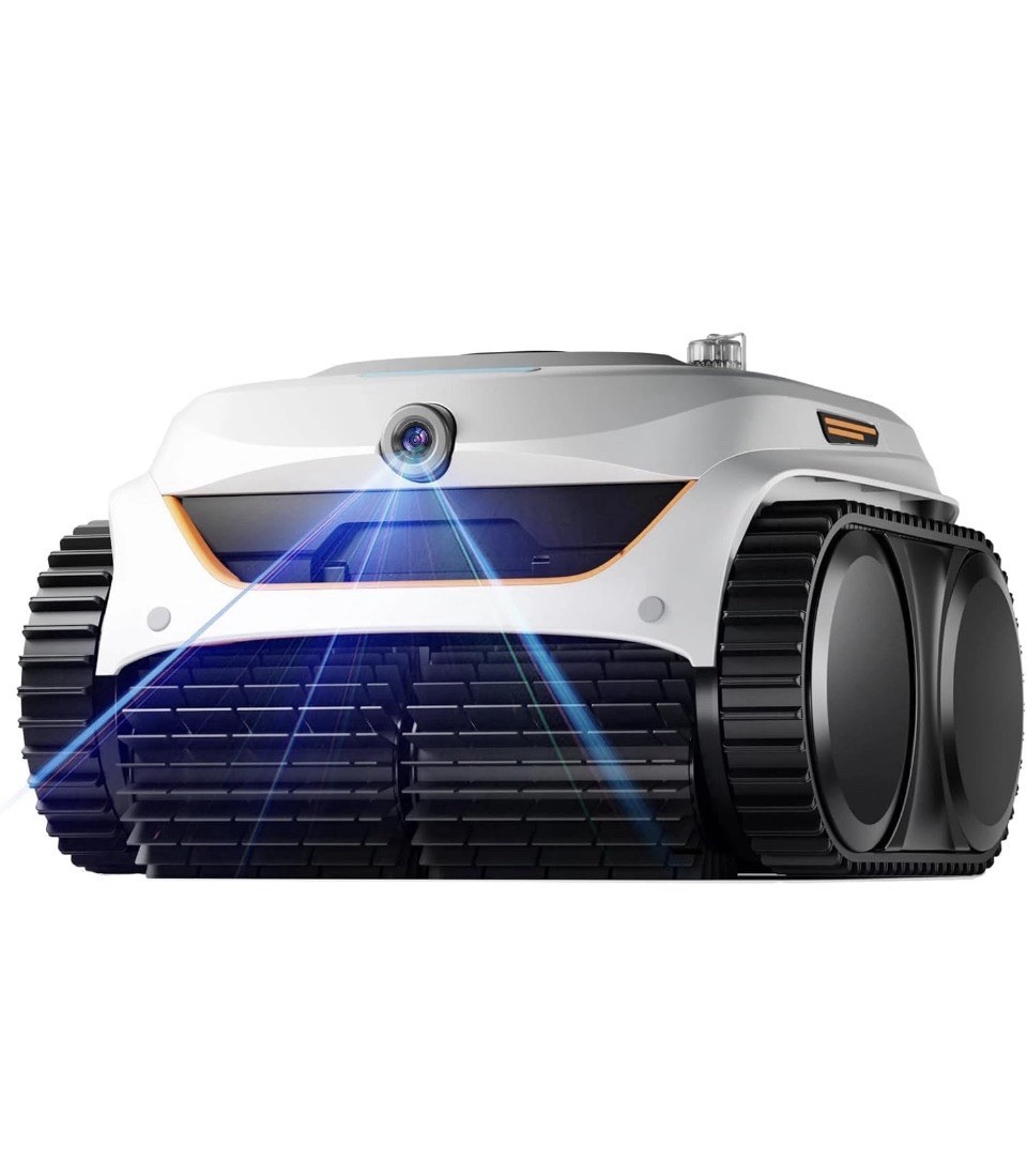WYBOT C2 Vision AI Pool Robot Vacuum, Debris Detection with AI Camera,8-in-1 gallery