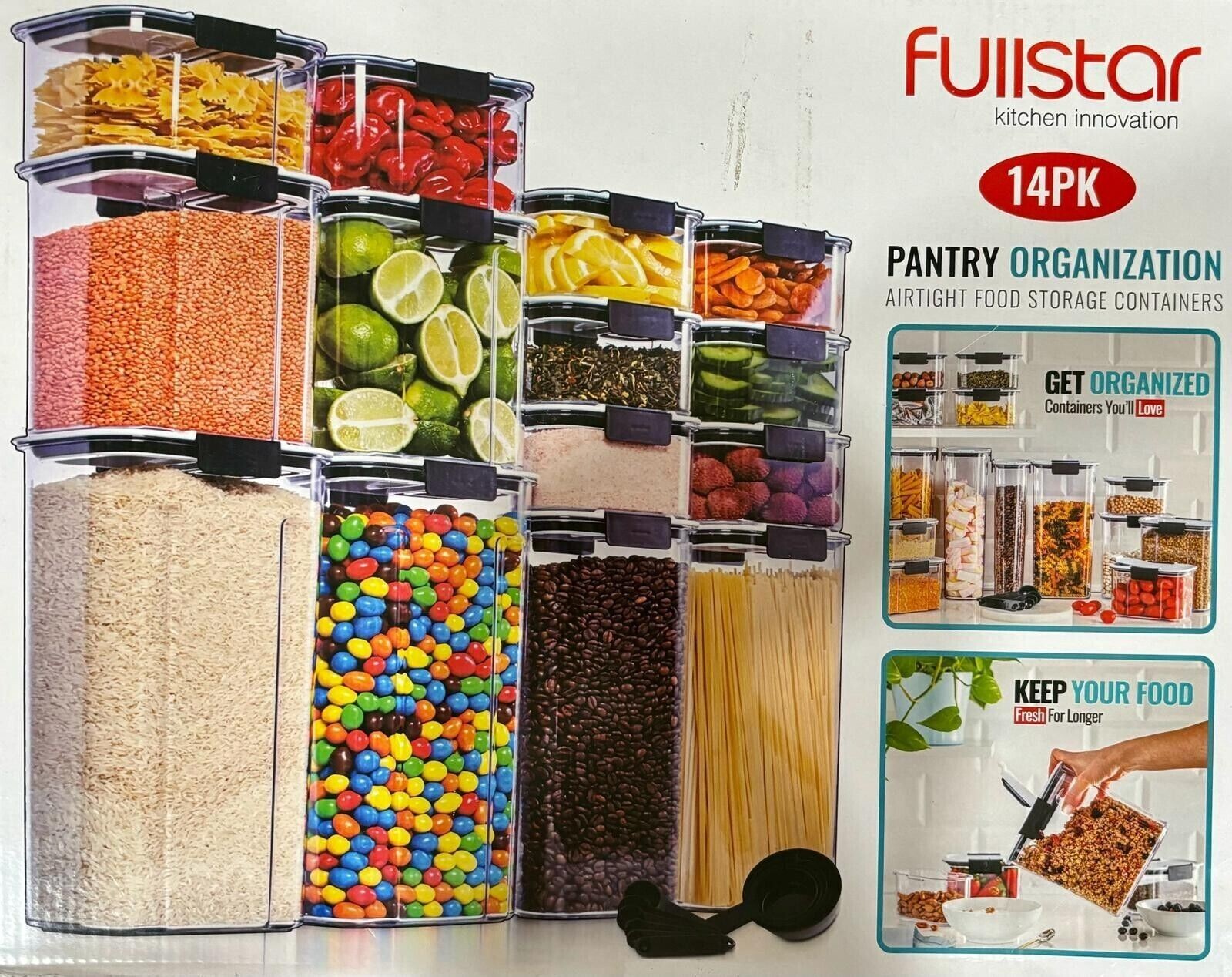 FULLSTAR PANTRY ORGANIZATION 14PK gallery