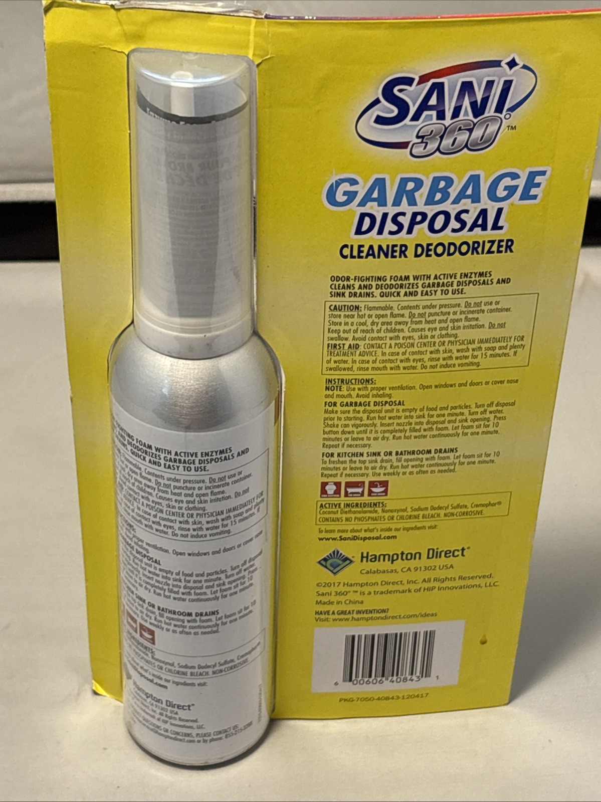 SANI 360° Garbage Disposal Cleaner &Deodorizer, Fresh Lemon, 10oz, As Seen On Tv gallery