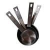 Stainless Steel Measuring Cup 4pc Set 1 Cup 1/2, 1/3, and 1/4 Cup gallery