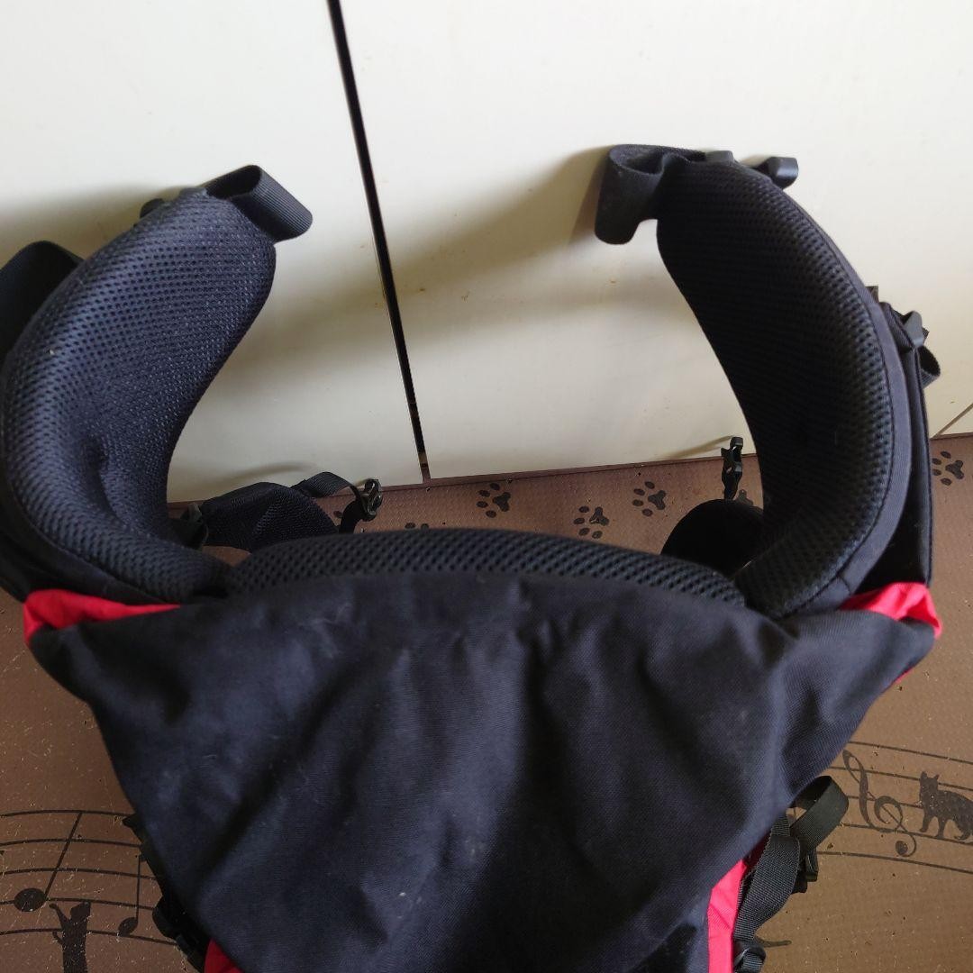 Mystery Ranch X-40 Backpack Nylon Mesh Padding Adjustable Straps Black/Red Used 3