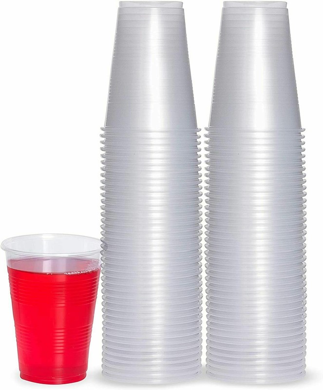 9 oz Disposable Clear Translucent Plastic Cold Cups For Parties And All Events gallery
