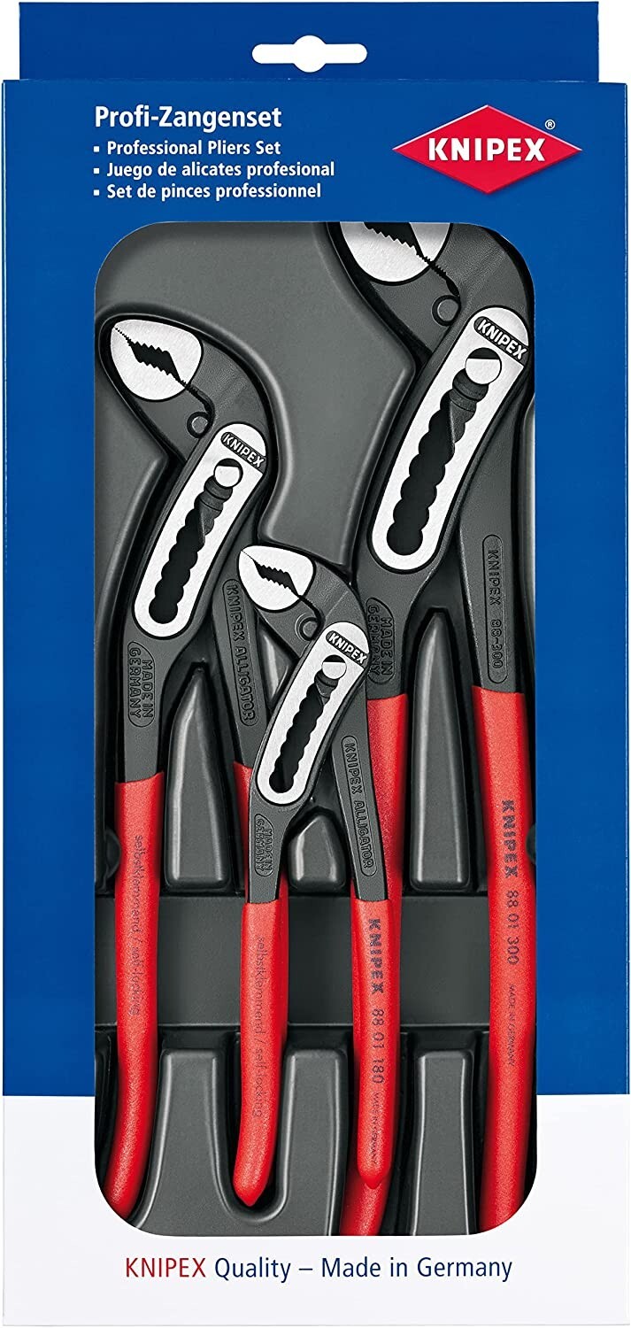 KNIPEX Alligator 3pc Plier Set 002009V03 - 002007US1 7" 10" 12" Water Pump New gallery