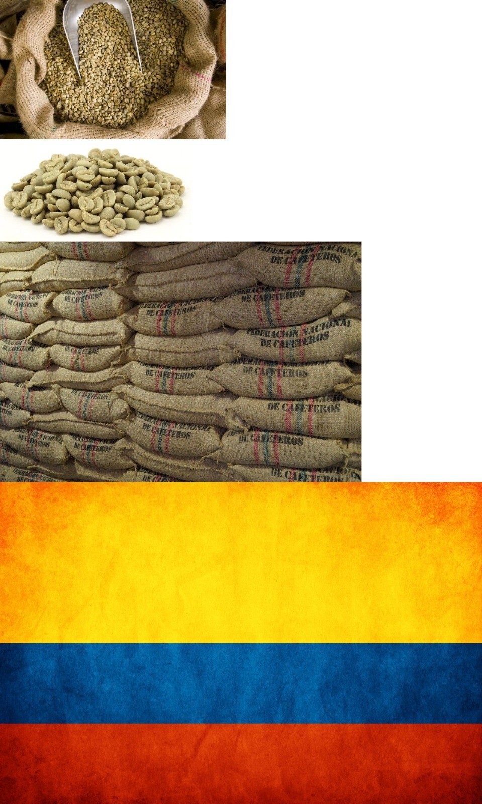 Colombian Supremo Coffee Green Bean / Unroasted/ 5 LBS New Crop 2023 SHIPS FREE! gallery