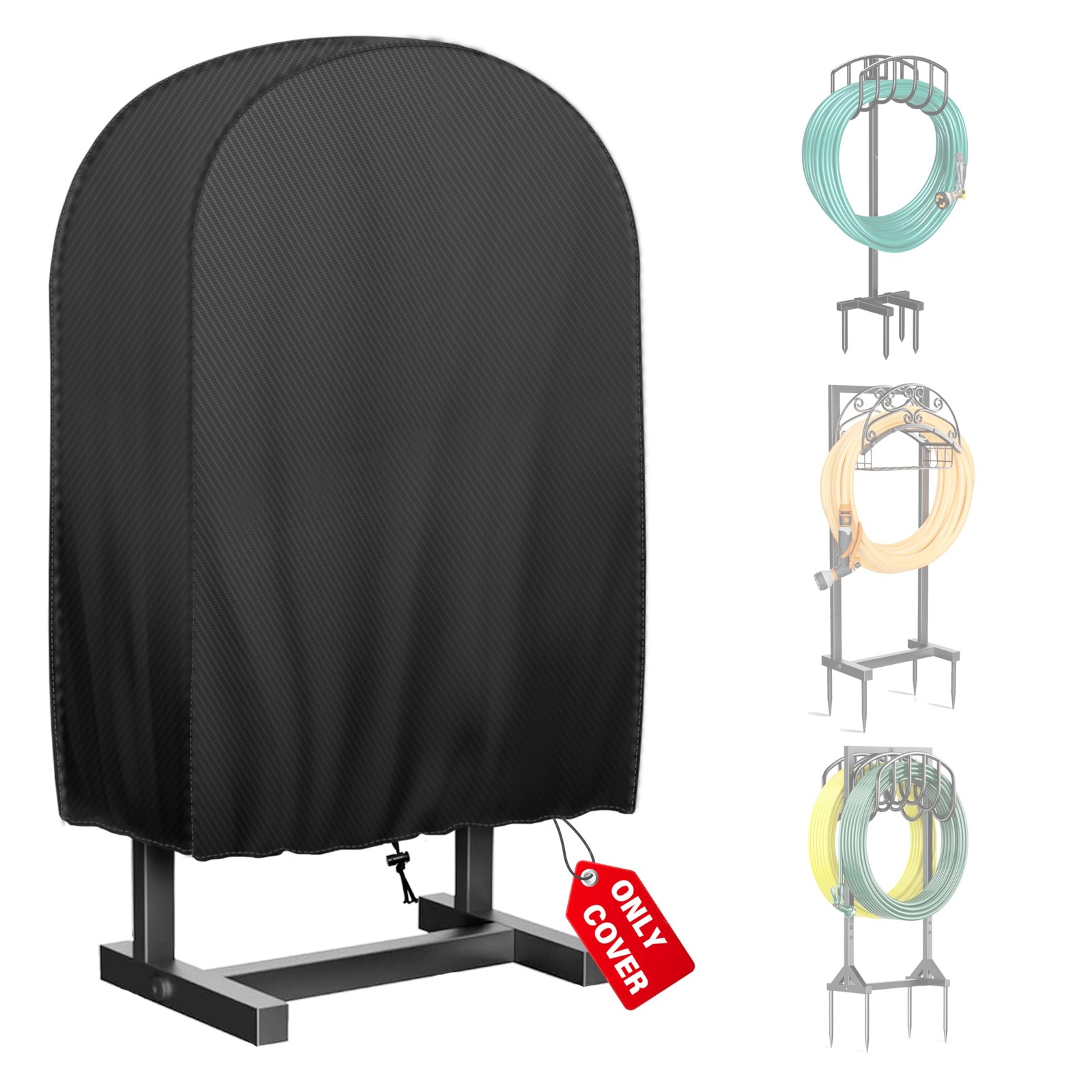 Garden Hose Holder Cover Weatherproof Protection for Hose Lifespan, Universal gallery