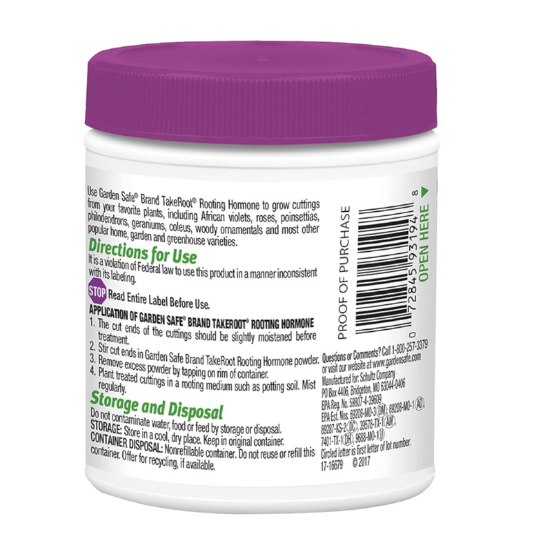 2 Pack Garden Safe Takeroot Rooting Hormone, New Plants Growth Powder - 2 Oz gallery