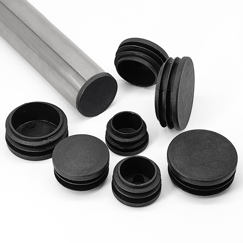 Round Tube Inserts Plastic End Caps Bungs Blanking Furniture Table & Chair Feet gallery