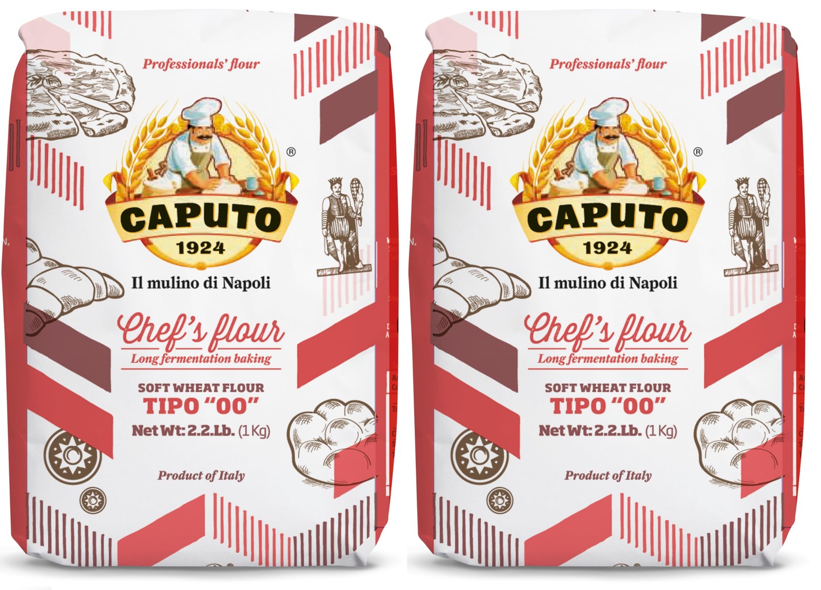Antimo Caputo Chefs Flour 2.2 LB (Pack of 2) - Italian 35 Ounce gallery