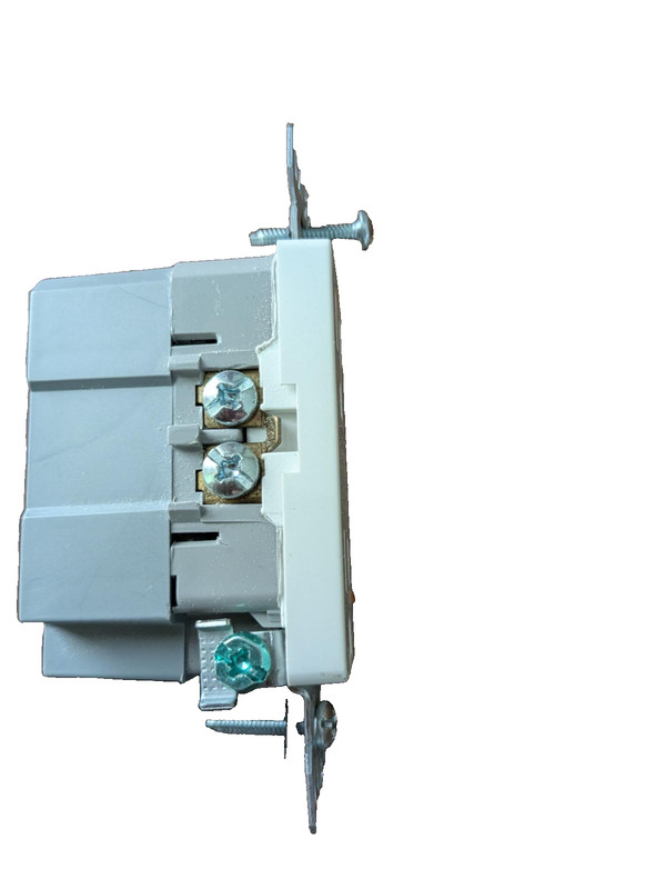 PCS PulseWorx UPB Split Duplex Wall Receptacle, White (RM1-15-W) gallery