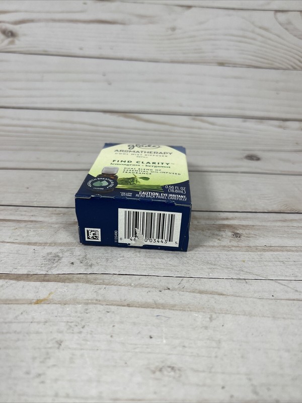 Glade Aromatherapy Cool Mist Diffuser Refill FIND CLARITY Lemongrass Bergamot 3x gallery