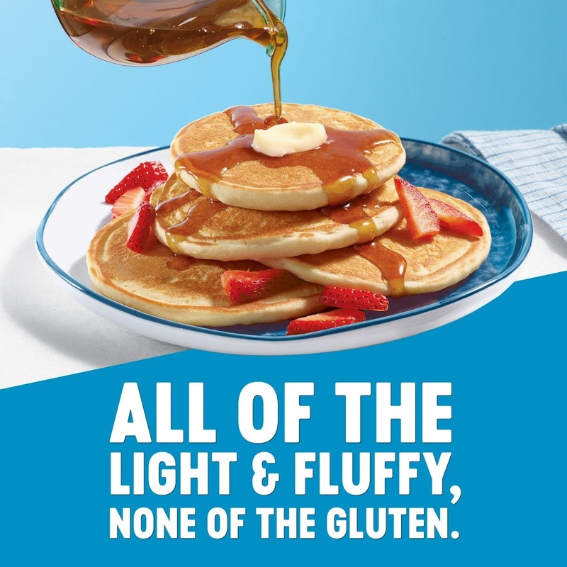 Krusteaz Gluten-Free Light & Fluffy Buttermilk Pancake Mix – 16 oz Box gallery