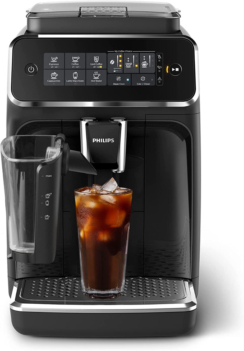 Philips 3200 LatteGo Iced Coffee Automatic Espresso Machine, Black (Grade B) gallery