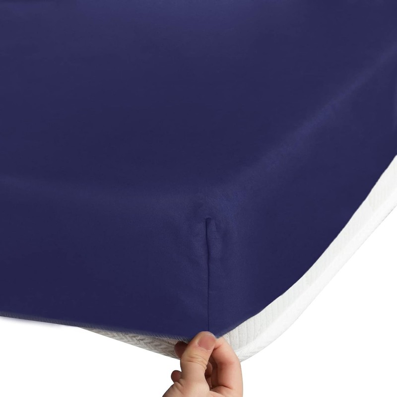 Cot Sheets 31" x 75", 2 Pack Cot Size Sheet Fitted with Narrow Twin/Camp gallery
