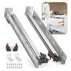 Soft Close Bottom Mount Drawer Slides 24 Inch Rails with Rear mounting Bracket gallery