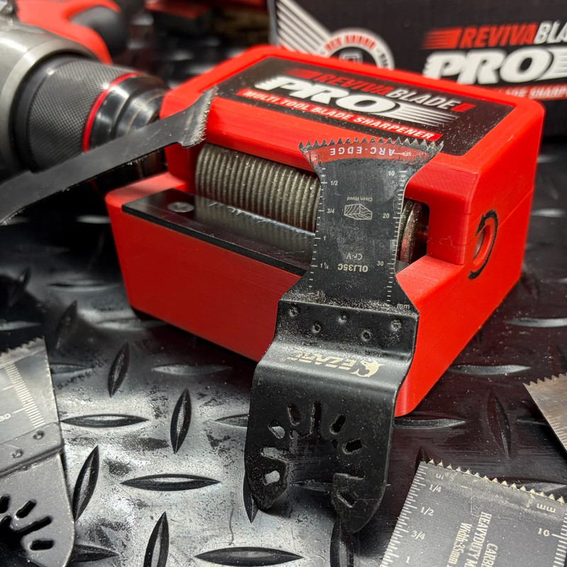 REVIVABLADE® Pro Multi-Tool Blade Sharpener – Cordless Drill Powered gallery