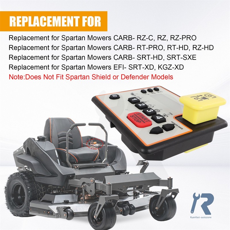 Control Panel Console Keypad for Spartan Mower Carb 486-0058-00, 486-0057-00 gallery