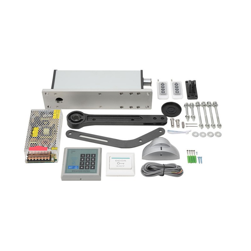 Automatic Electric Swing Door Opener Side-mounted Remote Controller+Push Button gallery