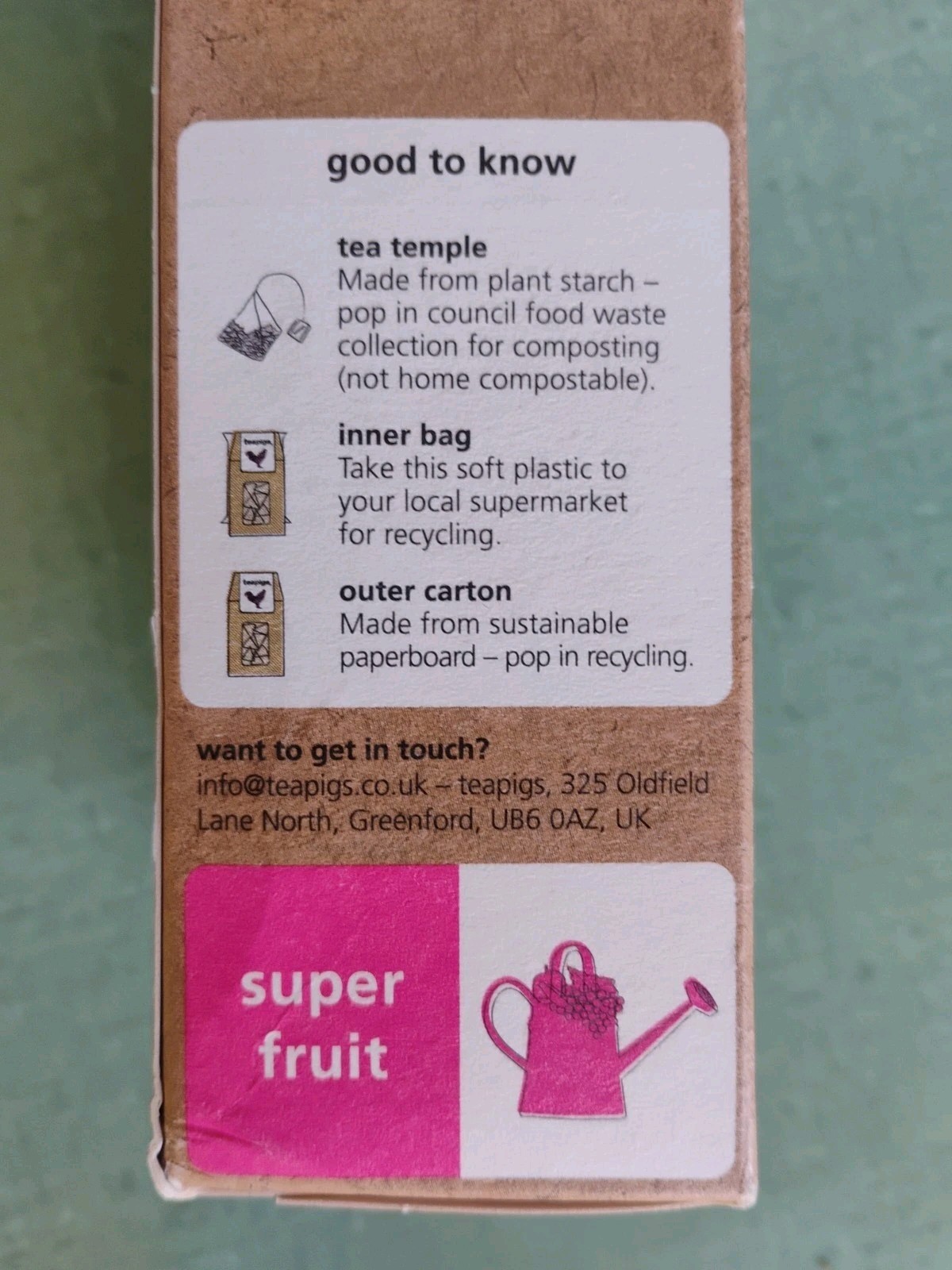 Teapigs Superfruit Bursting With Berries 15 Tea Temples Exp 01/2030 gallery