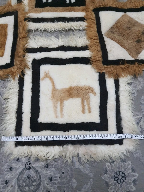 Alpaca Fur Square Rugs gallery