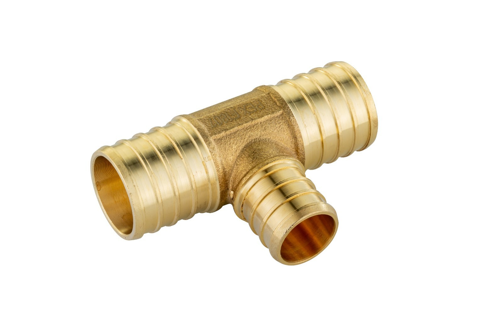 10 PCS 1" X 1" X 3/4" PEX REDUCING TEE BRASS CRIMP FITTINGS LEAD FREE(Certified gallery