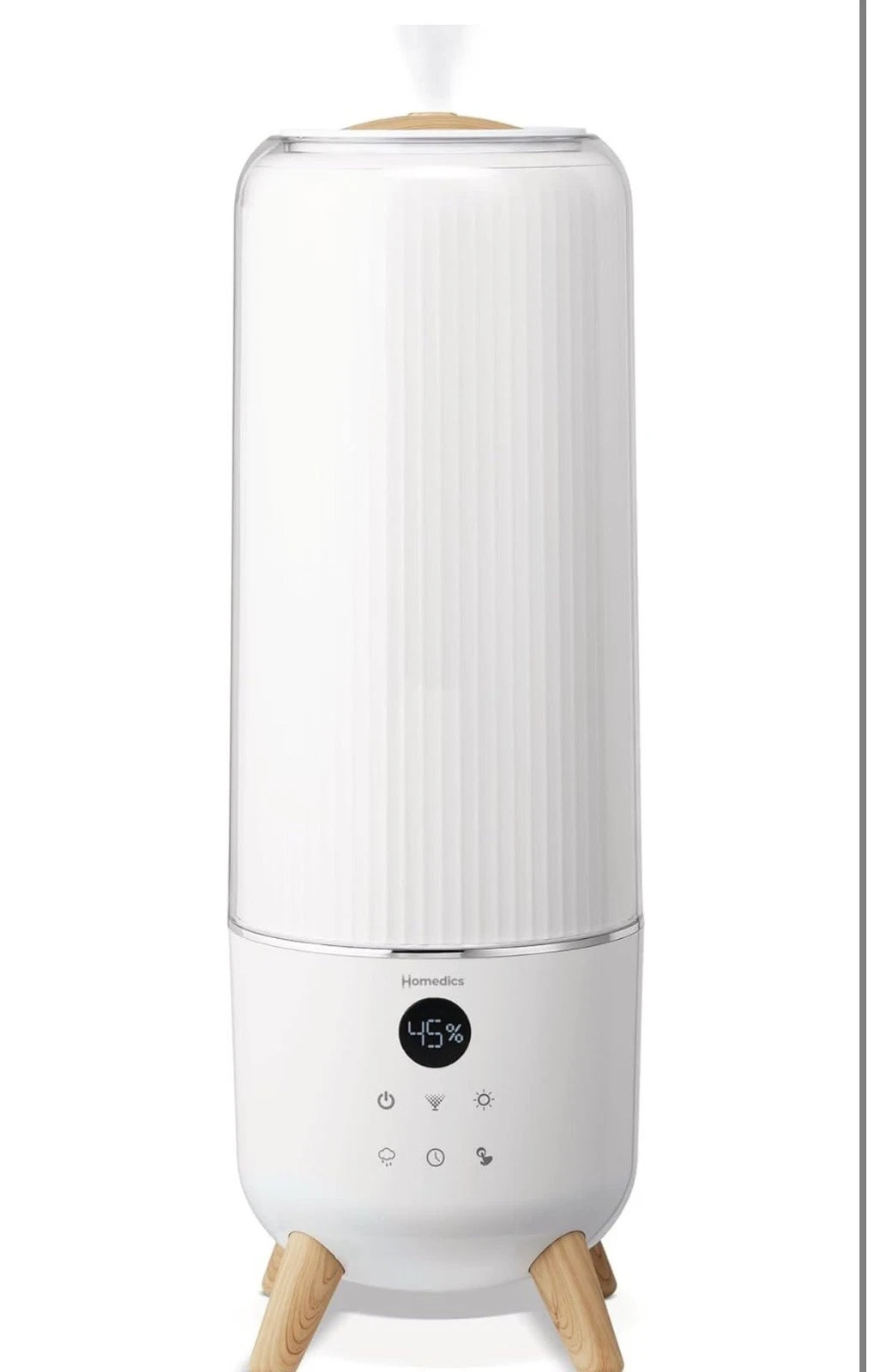 Homedics Large Ultrasonic Humidifier Bedroom/ Family Room. 70 Hours New open box gallery