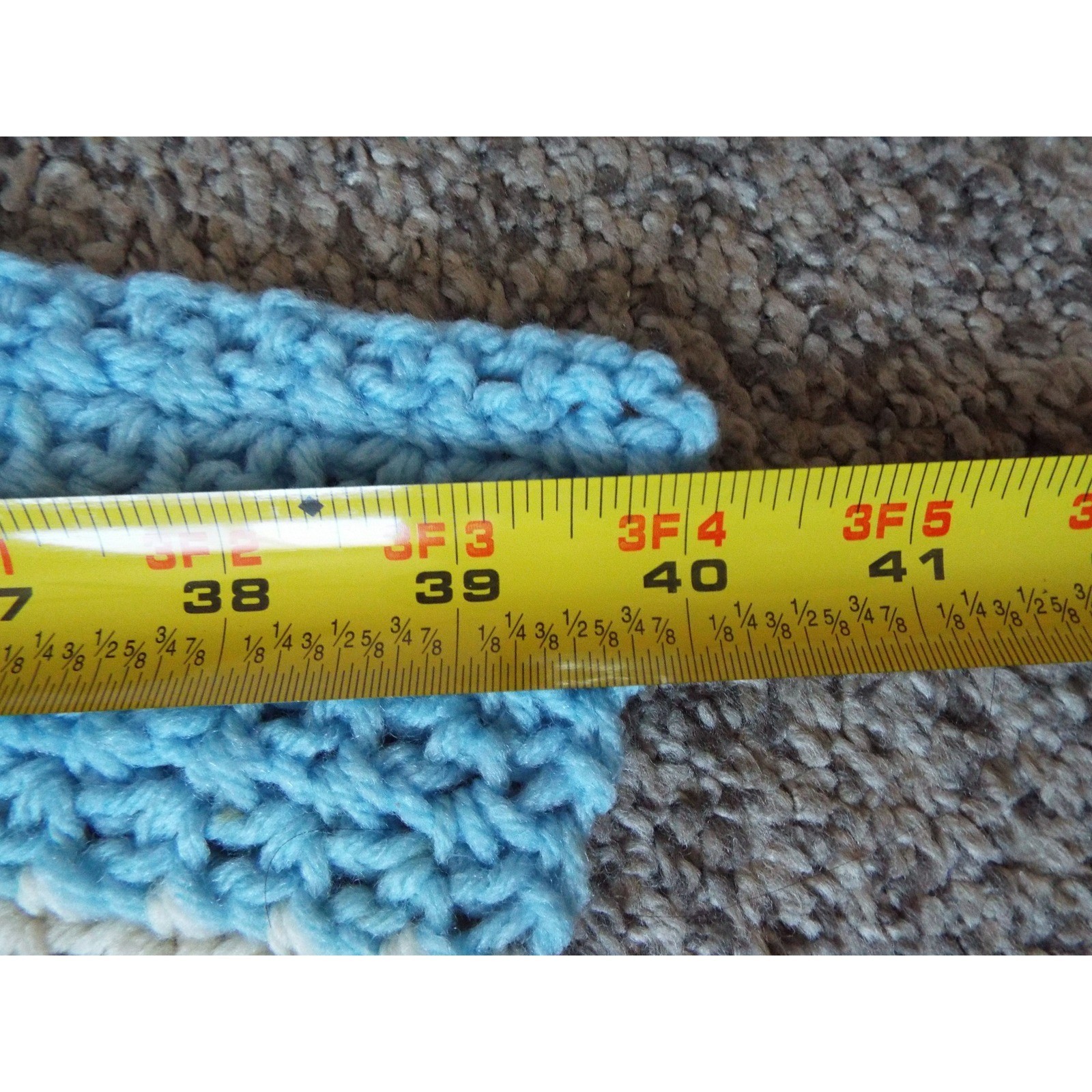 #16 - Afghan Crochet Blanket Multicolored 40"L x 30"W CALLOUT gallery