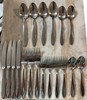 Mooncrest Stainless by Oneida Silver 18/0, China Glossy 19pc set gallery