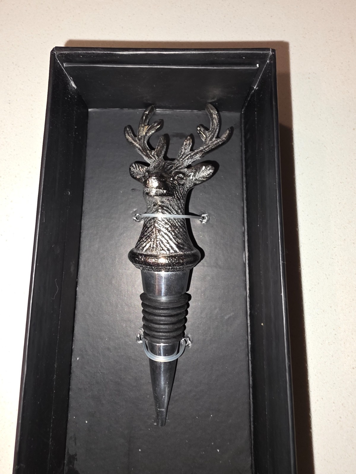 stag head bottle stopper new gallery
