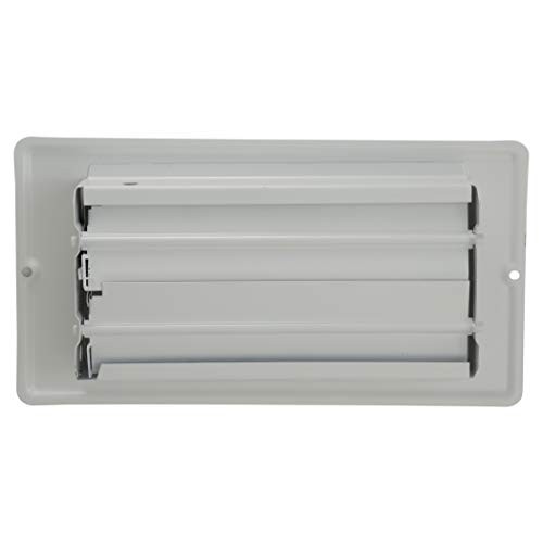 62069P 4-Inch x 8-Inch Floor Register, 4 in x 8 in x 1-5/16 in (5-Pack) White gallery