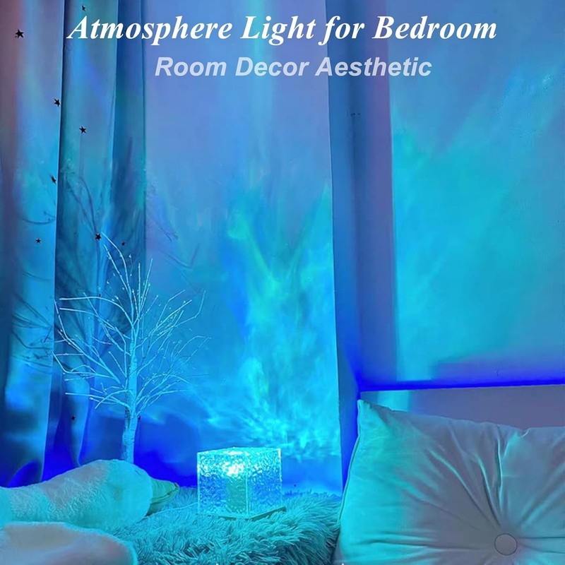 Aurora Ocean Wave Lights Projector Corded,16 Colors Changing Light Touch Dimm... gallery