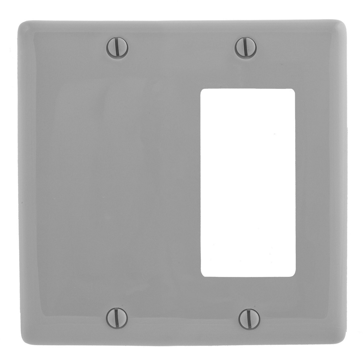 Hubbell Gray Decorator/GFCI/Rocker Blank Cover Switchplate Wallplate NP1326GY gallery