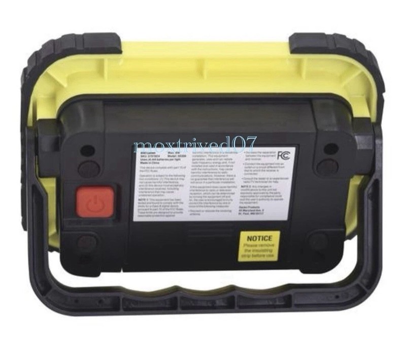 850 Lumen 2 Pack Portable Work Light, 3-Mode, AA Battery Operated, Swivel Stand gallery
