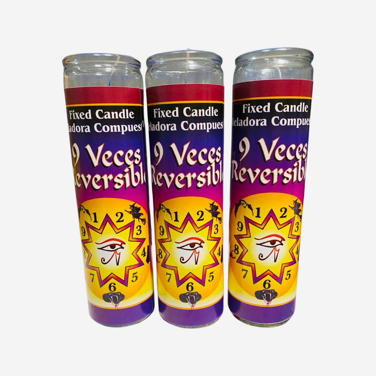 9x Times Reversible Fixed Candle, 9x Veces Reversible Veladora Preparada. gallery