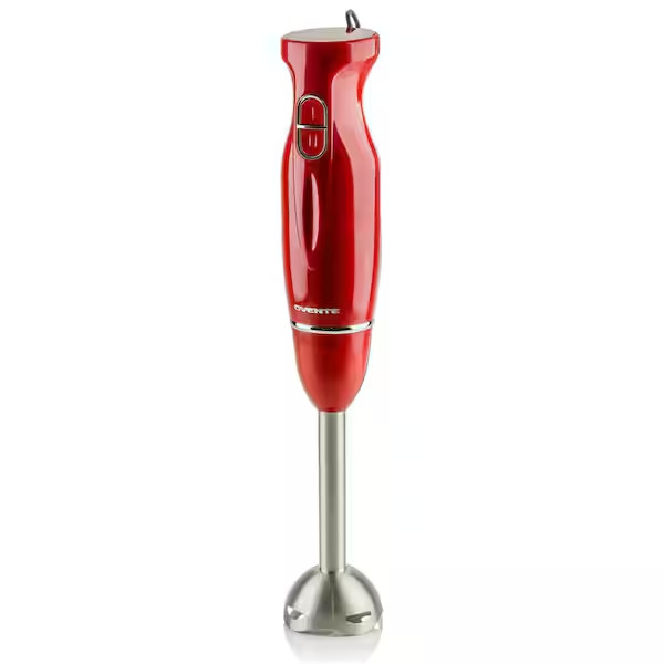 Immersion Electric Hand Blender with Stainless Steel Blades, RED HS560W gallery