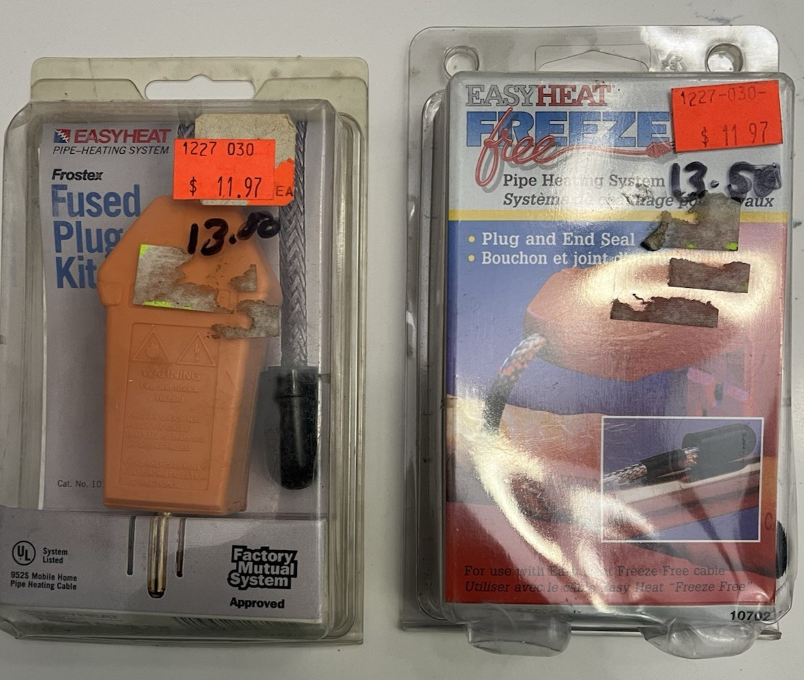 Easy Heat 10702 Fused Plug Kit 120 Volt Plug and End Seal QUANTITY TWO gallery