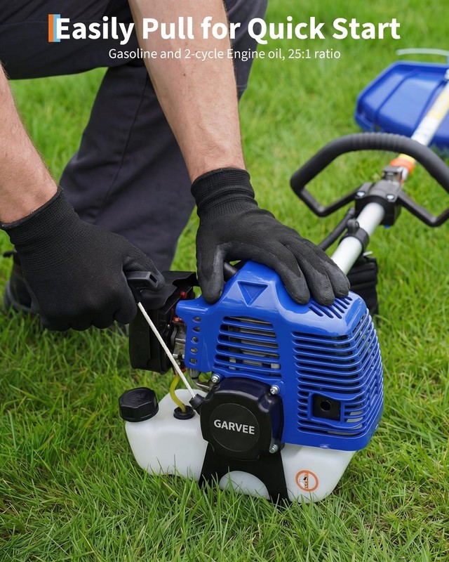43cc/52cc Gasoline String Trimmer 2-Stroke 3 in 1 Brush Cutter Weed Eater Wacker gallery