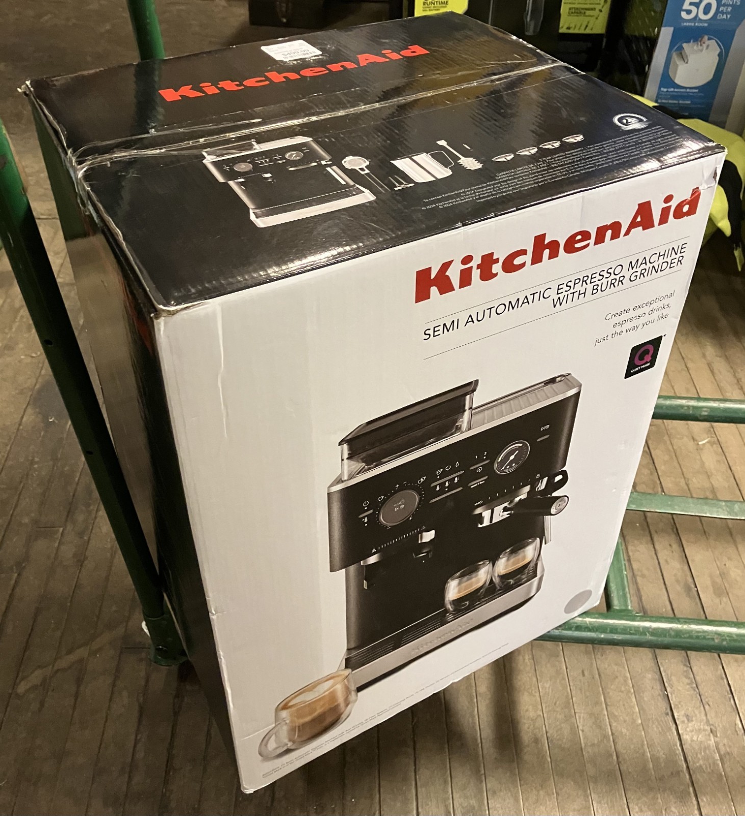 KitchenAid Semi-Automatic Espresso Machine w/ Burr Grinder 2.5L KES6551SX NEW gallery