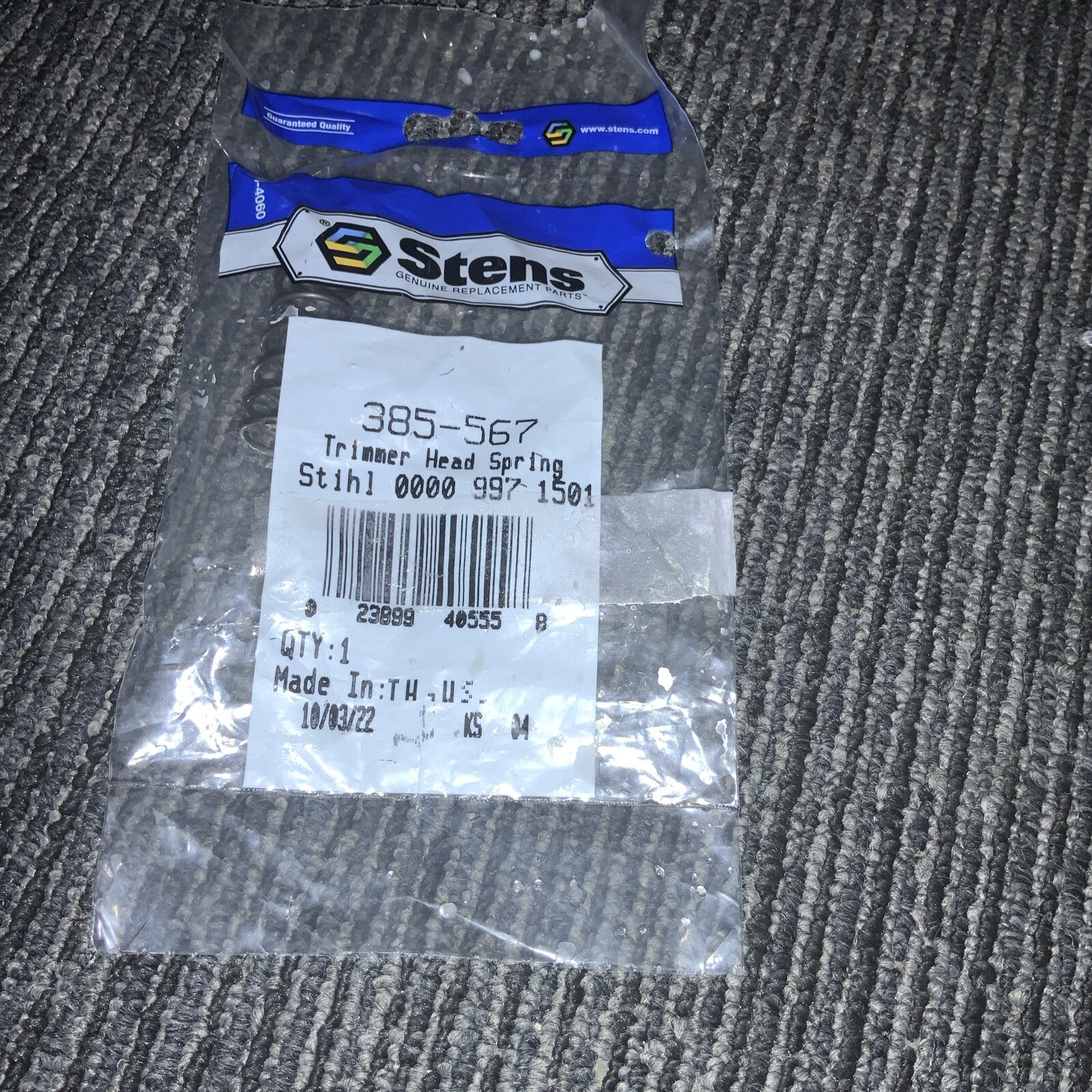 Stens 385-567 Stens Trimmer Head Spring fits Stihl 0000 997 1501 gallery